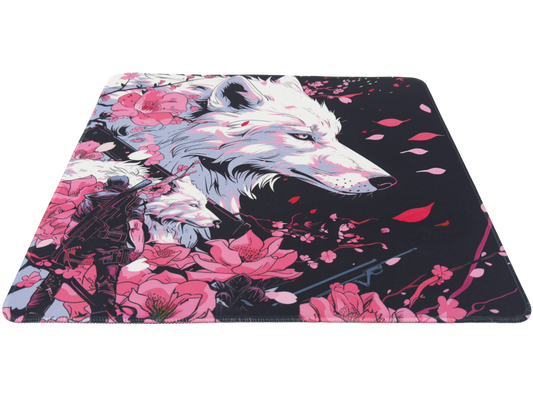 AzpectCustomz Sakura Wolf Infinity v2 XL Hybrid Mousepad - 19"x16.5"