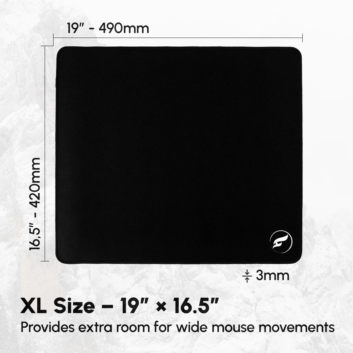 Andromeda — Hybrid Surface Gaming Mousepad • XL