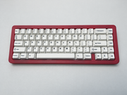Aurora 65 gaming keyboard by oding gaming in pink