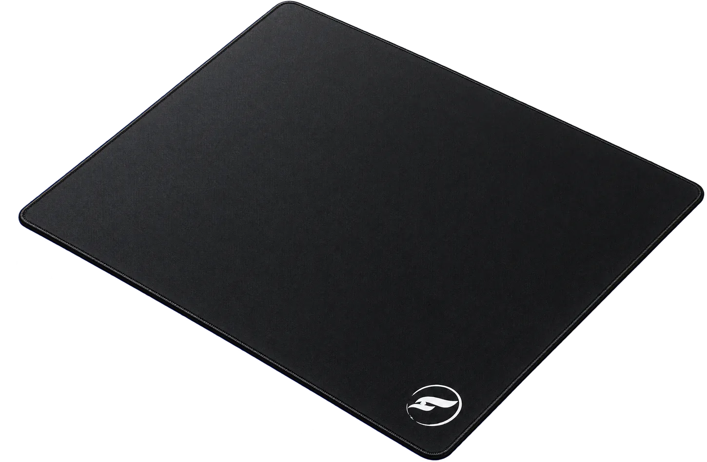 Andromeda Pro XL black hybrid gaming mousepad, angled product render