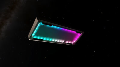 Aurora 65 gaming RGB keyboard premium aluminum with RGB under glow Odin Gaming