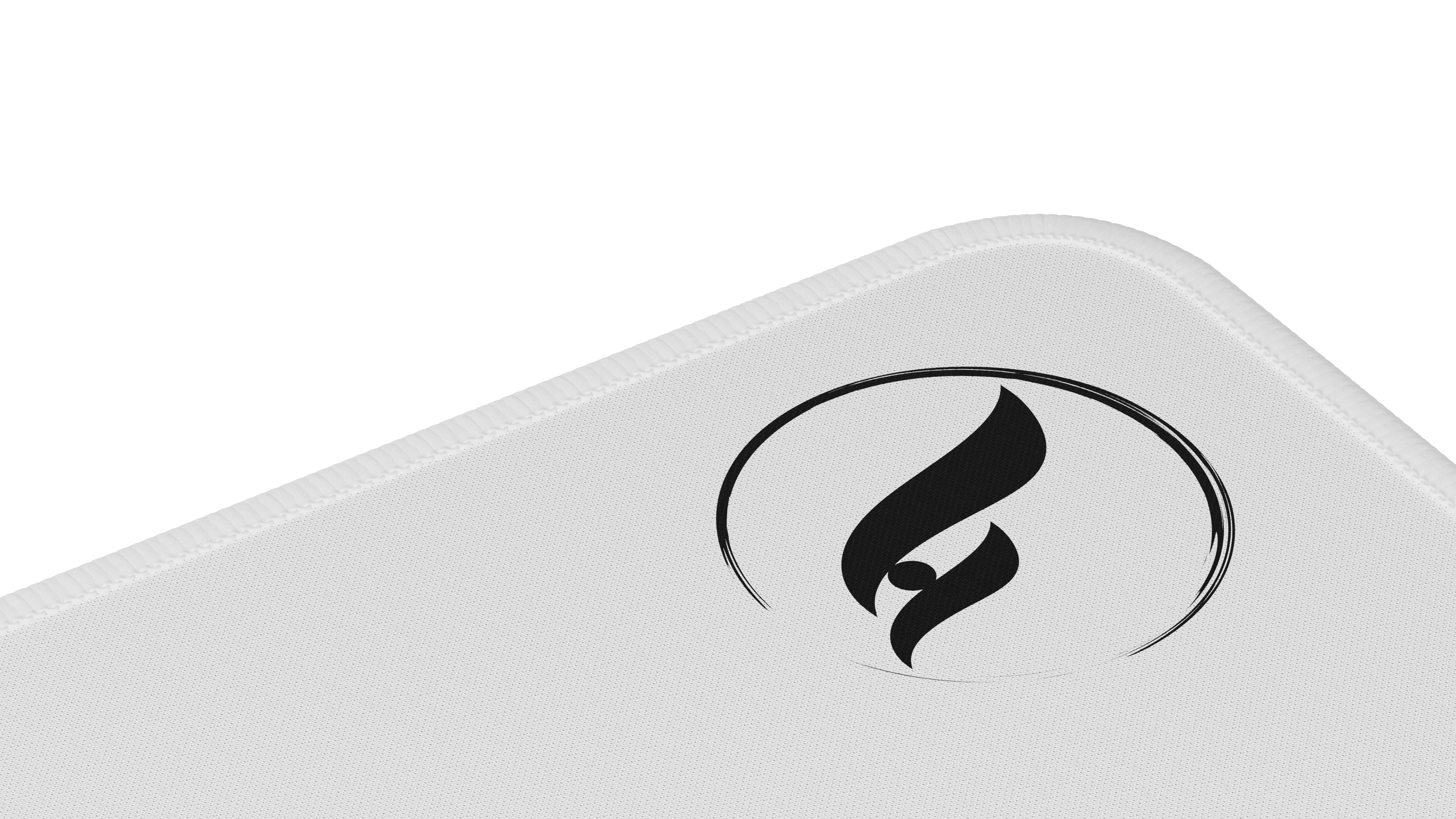 ZeroGravity 3XL mouse pad White Black Logo Close Up Odin Gaming