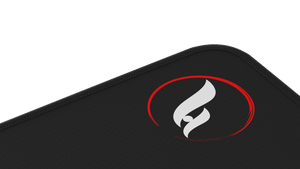 ZeroGravity 2XL mouse pad Black White Logo Close Up Odin Gaming