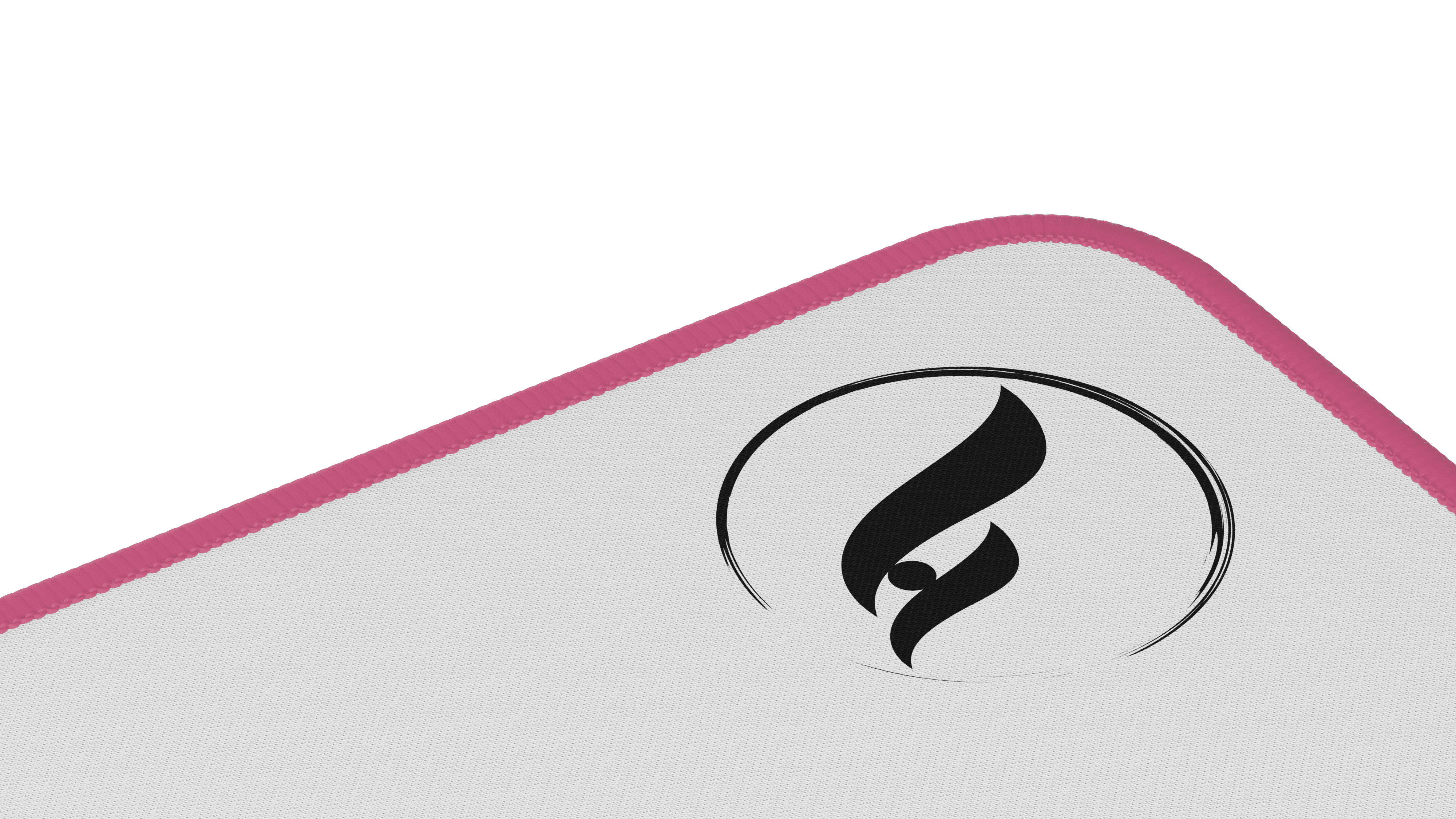 ZeroGravity 2XL mouse pad White Pink Edge Close Up Odin Gaming