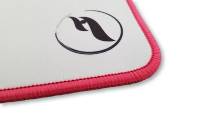 ZeroGravity Large Gaming Mouse Pad/Mat - White/Pink