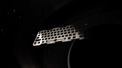 Aurora65 keyboard Polycarbonate Switch Plate Odin Gaming